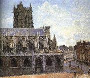 Camille Pissarro Church under the sun Germany oil painting artist